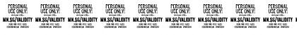 Download Validity Script PERSONAL USE Italic Font