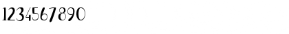Download Victoria Melody Regular Font Numeric Preview