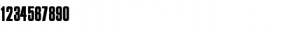 Download CommadorHeavy Normal Font Numeric Preview