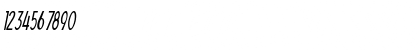 Download Vuldo Italic Font Numeric Preview