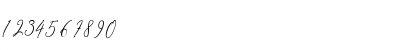 Download William Regular Font Numeric Preview
