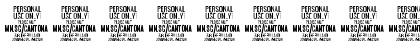 Download Cantona Script Regular Font Numeric Preview