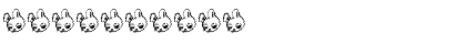 Download Paranoid Rabbit Regular Font Numeric Preview