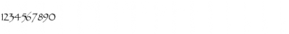 Download Parchment MF Regular Font Numeric Preview