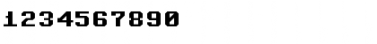 Download Commodore 64 Angled Regular Font Numeric Preview