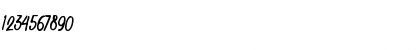 Download Azzura Lineweight Regular Font Numeric Preview