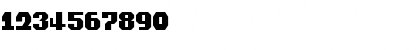 Download Commonwealth Regular Font Numeric Preview