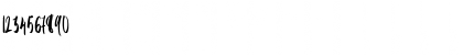 Download Boogie Shaggy Regular Font Numeric Preview