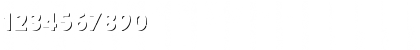 Download Brandon Printed Shadow Font Numeric Preview