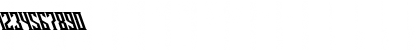 Download Buckingham Oblique Regular Font Numeric Preview