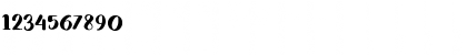 Download Bundhers Regular Font Numeric Preview