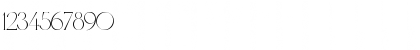 Download Fashionable Regular Font Numeric Preview