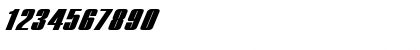 Download Compact Ex Bold Italic Font Numeric Preview