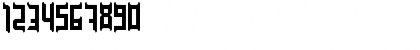Download KORALENS Regular Font Numeric Preview