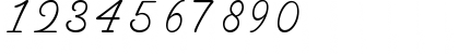 Download Lavitanie Regular Font Numeric Preview