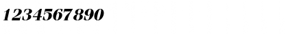 Download CompendiumSSK BoldItalic Font Numeric Preview