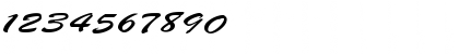 Download Parsek Expanded Regular Font Numeric Preview