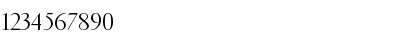 Download PFGaramond Classic Unicase Regular Font Numeric Preview