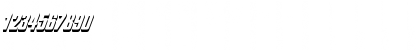 Download CompoShadow Normal Font Numeric Preview