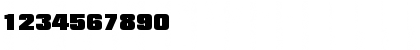 Download Compressed-Black Regular Font Numeric Preview