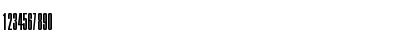Download Compressed-Narrow-Light Regular Font Numeric Preview
