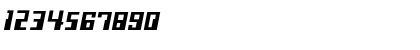 Download ComputerNarrow Oblique Font Numeric Preview