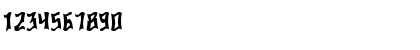 Download ConcavexCapsWave Regular Font Numeric Preview
