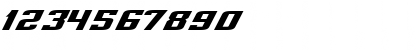 Download BostonCollegeEagles Regular Font Numeric Preview