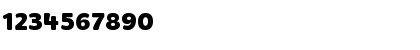 Download Brevia Black Regular Font Numeric Preview