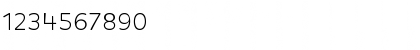 Download Brevia Light Regular Font Numeric Preview