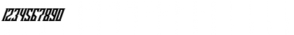 Download Buckingham Italic Regular Font Numeric Preview
