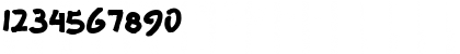 Download Burrick Regular Font Numeric Preview