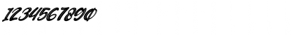 Download Candywell Italic Regular Font Numeric Preview