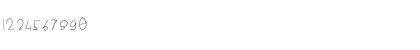 Download DropWriten Regular Font Numeric Preview
