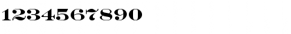 Download EngraversRomanV Bold Font Numeric Preview