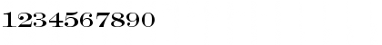 Download EngraversRomanV Regular Font Numeric Preview