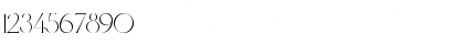 Download Fashionable Regular Font Numeric Preview