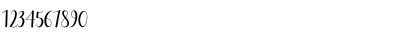 Download Jealous Script Regular Font Numeric Preview