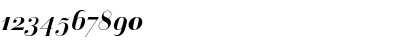 Download Jeanne Moderno OT BoldItalic Font Numeric Preview