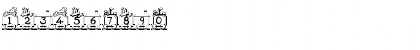 Download Jennifer'sTrain Regular Font Numeric Preview