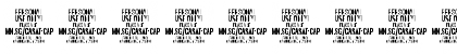 Download Casat Cap Bold PERSONAL USE Regular Font Numeric Preview