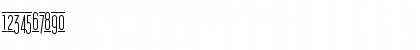 Download ConcursoItalian BTN Lined Cn Regular Font Numeric Preview