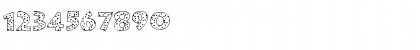 Download Confetti Normal Font Numeric Preview