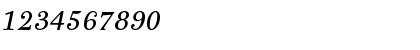 Download PB9TTP-ItalicTF Regular Font Numeric Preview