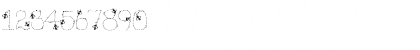 Download PC Buzzy Bee Regular Font Numeric Preview