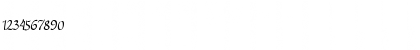 Download PC Callihan Regular Font Numeric Preview