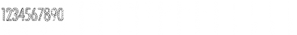 Download PC Candy Stripes Regular Font Numeric Preview