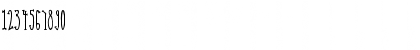 Download PC Daddy Long Legs Regular Font Numeric Preview
