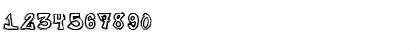 Download PC Graffiti Outline Regular Font Numeric Preview
