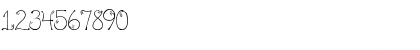Download PC In a Heart Beat Regular Font Numeric Preview